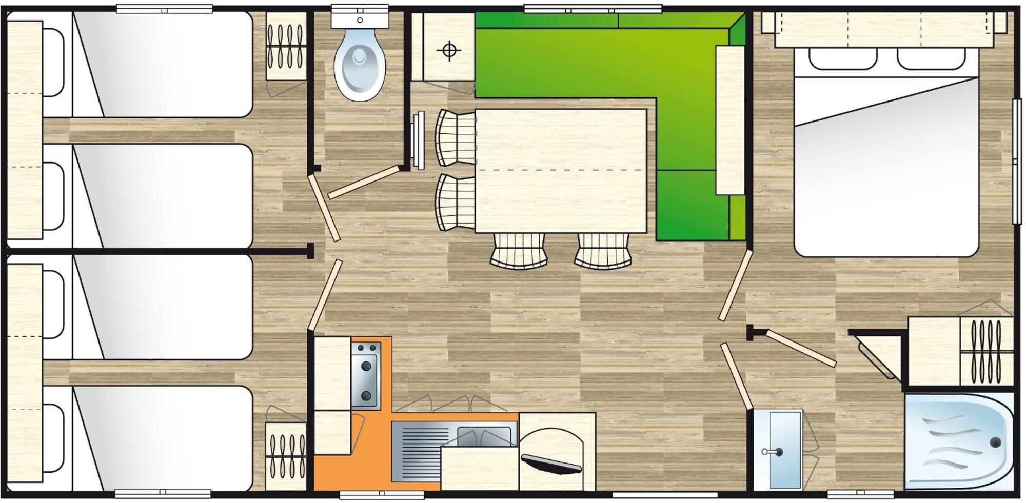 Charmant Mobil Home 6 Personnes Avec Clim Reversible Boofzheim المظهر الخارجي الصورة